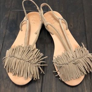 BR fringe sandals